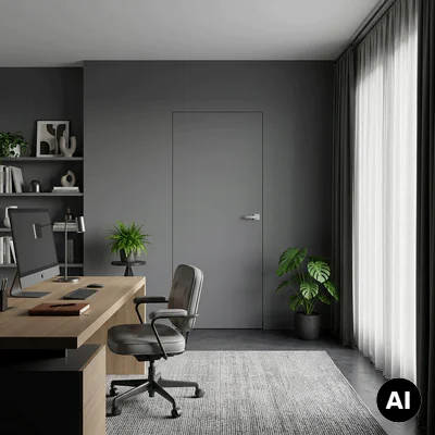 Zestaw Drzwi ukryte + Ościeżnica Sara Eco 2 odwrotna przylga (otwierane do wewnątrz) Prawe 80 cm płyta, 5901316049835, DRE 400010422