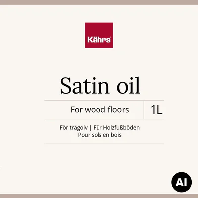 Olej pielęgnacyjny do podłóg drewnianych Kahrs Satin Oil 0,5l, 710803