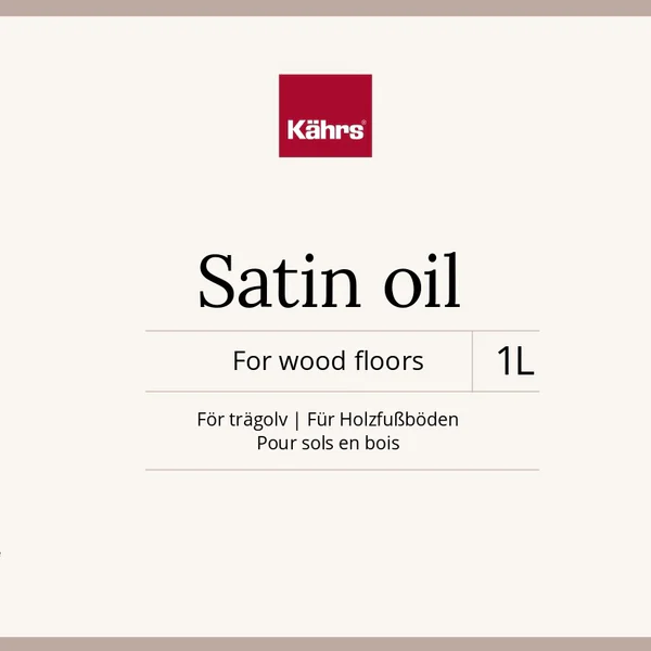 Olej pielęgnacyjny do podłóg drewnianych Kahrs Satin Oil 