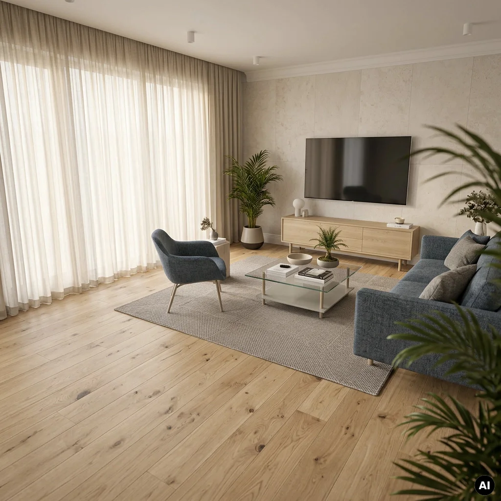 Podłoga drewniana Deska Rustikal Bezbarwny 14 mm, 5905745601619, Podłoga drewniana, Deska Holzfloors, Holzfloors