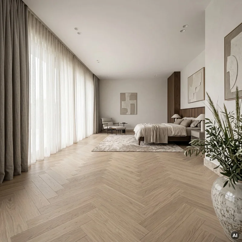 Podłoga drewniana Jodełka angielska 3W Select Raw Wood 14
