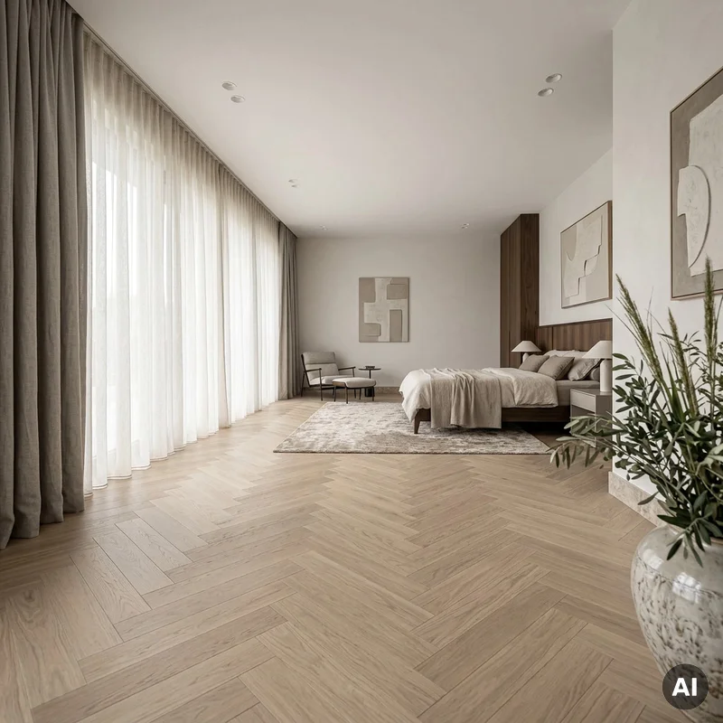 Podłoga drewniana Jodełka angielska 3W Select Raw Wood 14