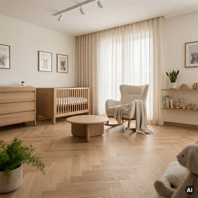Podłoga drewniana Jodełka angielska 3W Select Bezbarwny 14 mm, 5905745601763