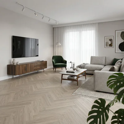 Podłoga drewniana Jodełka angielska Select Raw Wood 14 mm, 5905745601824