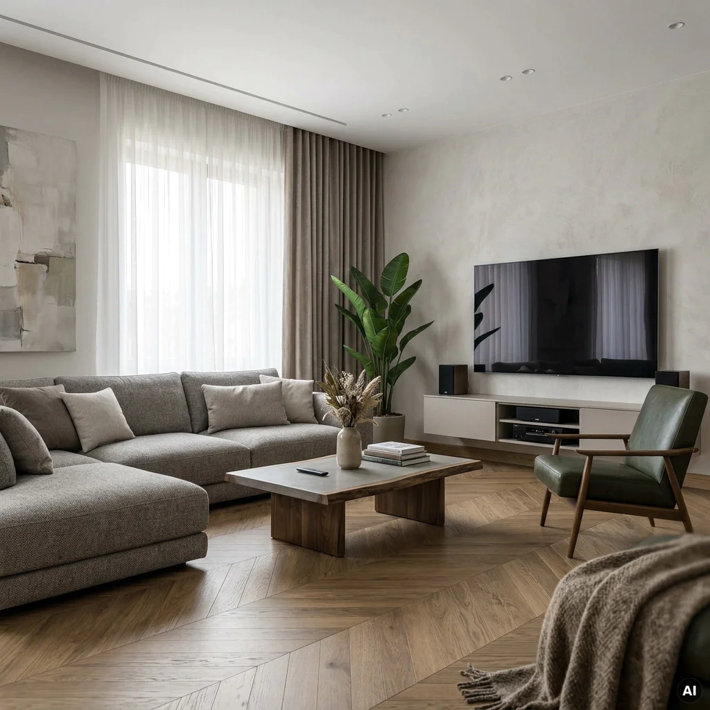 Podłoga drewniana Jodełka francuska Select Nugat 14 mm, 5905745601855, Podłoga drewaniana, Jodła francuska Holzfloors, Holzfloors