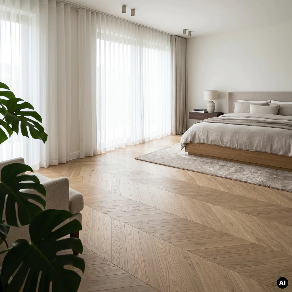Podłoga drewniana Jodełka francuska Select Bezbarwny 14 mm, 5905745601862, Podłoga drewniana, Jodła francuska Holzfloors, Holzfloors