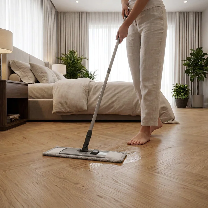 Panele winylowe SPC ze zintegrowanym podkładem Jodełka Roy