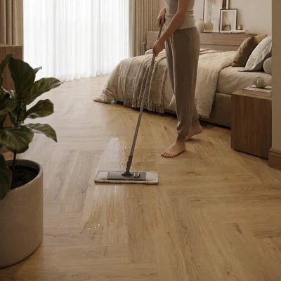 Panele winylowe SPC ze zintegrowanym podkładem Jodełka Noble PAN000343 Klasa 32 5 mm