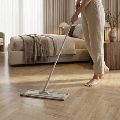 Panele winylowe SPC ze zintegrowanym podkładem Jodełka Supreme PAN000340 Klasa 32 5 mm