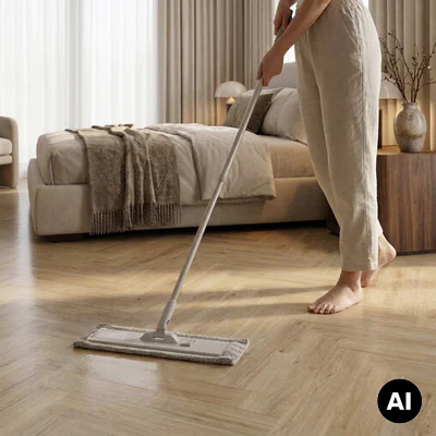 Panele winylowe SPC ze zintegrowanym podkładem Jodełka Supreme Klasa 32 5 mm, PAN000340