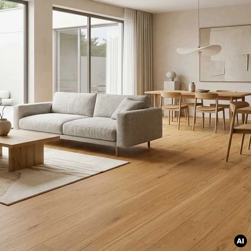 Podłoga drewniana Dąb Naturalny Calm 10.3 mm TAK, 78613 - 