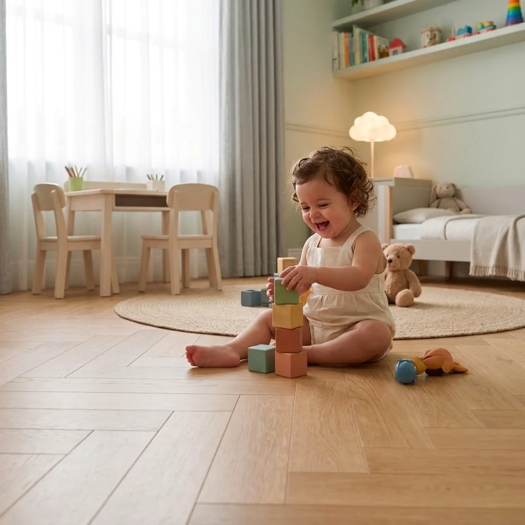 Podłoga drewniana Jodełka Dąb Kaschmir Calm 78858 10.3 mm TAK, Podłoga drewniana, Jodła Weitzer Blok 750 Plus, Weitzer Parkett