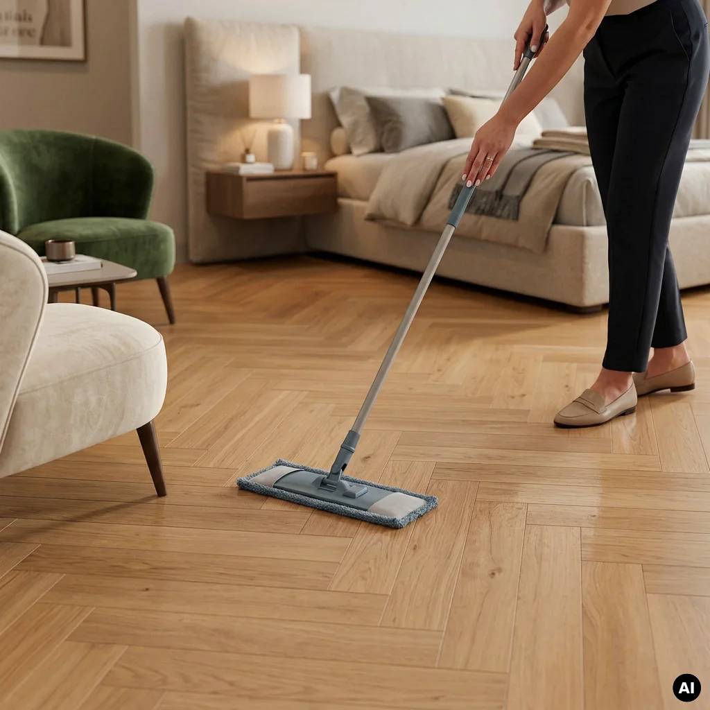 Podłoga drewniana Jodełka Dąb Kaschmir Calm 10.3 mm TAK, 78858, Podłoga drewniana, Jodła Weitzer Blok 750 Plus, Weitzer Parkett