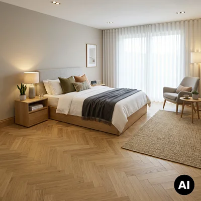 Podłoga drewniana Jodełka Dąb Pure Calm 10.3 mm TAK, 78861