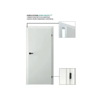 Ościeżnica Wodoodporna Hydro Protect regulowana A 80-120 z kątownikiem 60 mm 80 Prawa Przylgowa, OPWC6A0P08DBI0SZ36C000