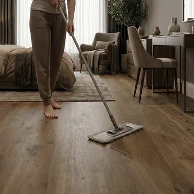 Panele winylowe SPC ze zintegrowanym podkładem Delux PAN000366 Klasa 34 6 mm