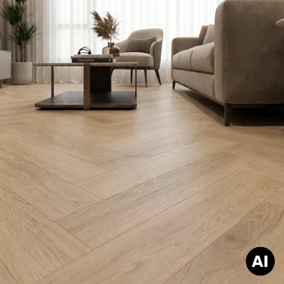 Panele winylowe SPC ze zintegrowanym podkładem Jodełka Serene Klasa 34 6 mm, PAN000349