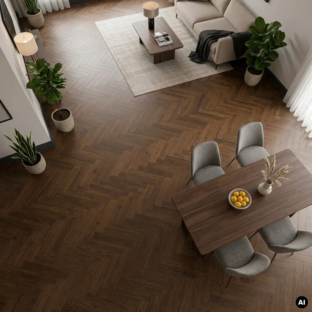 Podłoga drewniana Jodełka Dąb Havanna Lively 10.3 mm TAK, 78988, Podłoga drewniana, Jodła Weitzer Blok 750 Plus, Weitzer Parkett