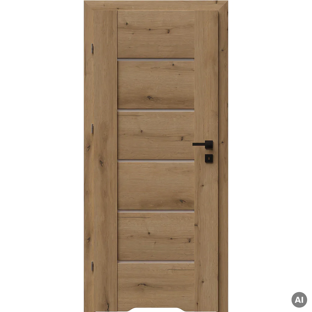 Drzwi Auri 0 przylgowe lewe 80 cm WC z podcięciem wentylacyjnym, 5901316119989, Drzwi wewnętrzne, Auri, DRE