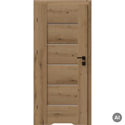 Drzwi Auri 0 przylgowe lewe 80 cm WC z podcięciem wentylacyjnym, 5901316119989