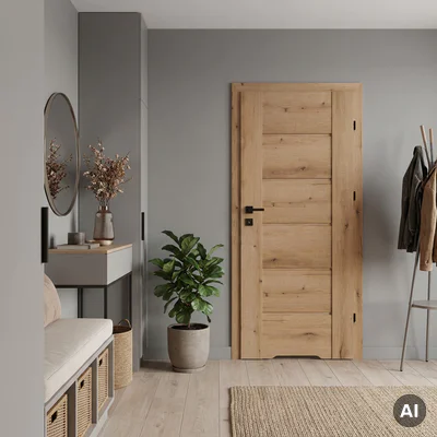 Drzwi Auri 0 przylgowe prawe 70 cm WC z podcięciem wentylacyjnym, 5901316119958