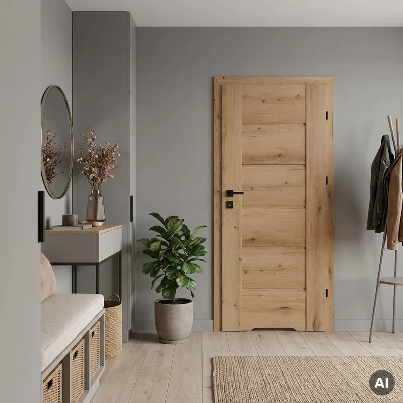 Drzwi Auri 0 przylgowe prawe 70 cm WC z podcięciem wentylac