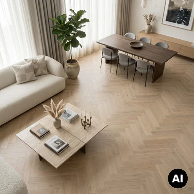 Podłoga drewniana Jodełka Jesion Kaszmir Lively 9.3 mm TAK, 78459