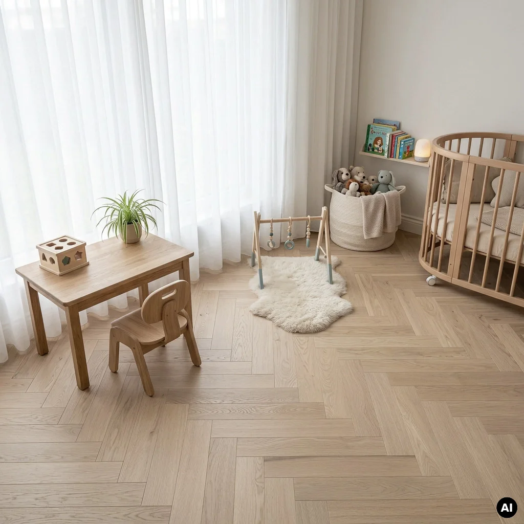Podłoga drewniana Jodełka Jesion Kaszmir Lively 9.3 mm TAK, 78459, Podłoga drewniana, Jodła Weitzer Blok 750, Weitzer Parkett
