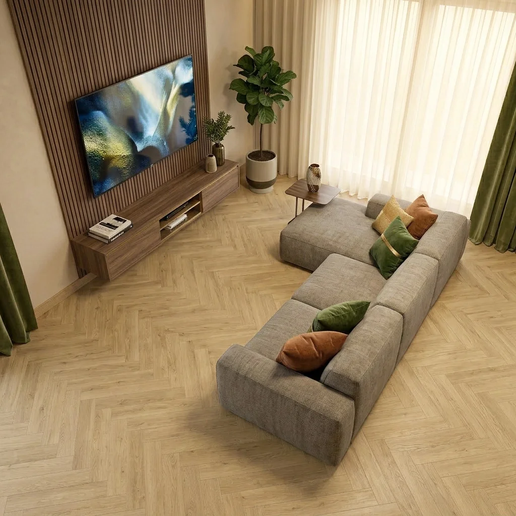 Panele podłogowe Jodełka Vita Lenta 777394 AC4 8 mm, 400108598, Panele podłogowe, Emozioni Herringbone, Balterio