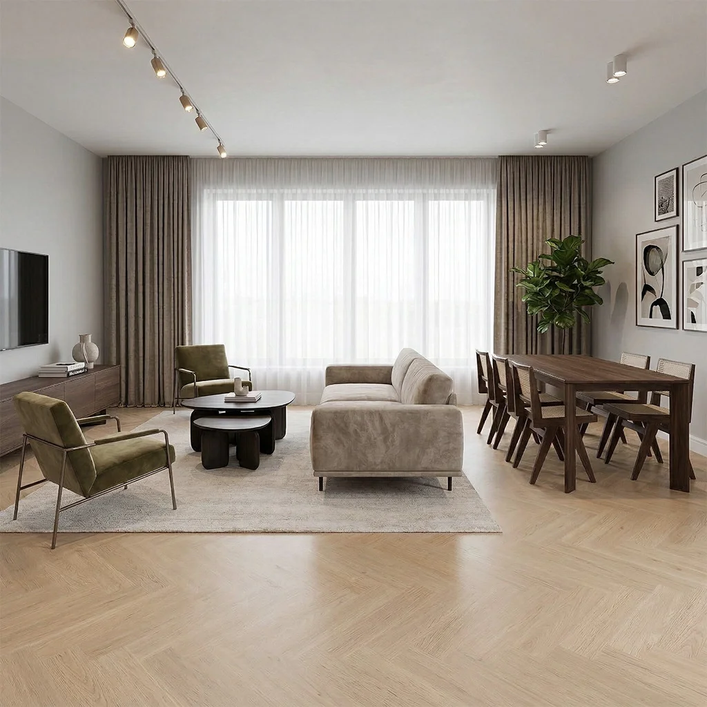 Panele podłogowe Jodełka Tramonto 777395 AC4 8 mm, 400108599, Panele podłogowe, Emozioni Herringbone, Balterio