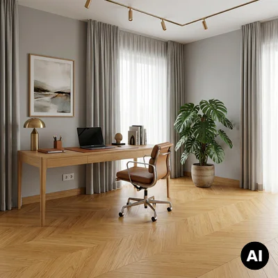 Podłoga drewniana Jodełka Dąb Naturalny 45° Calm 10.3 mm TAK, 79729