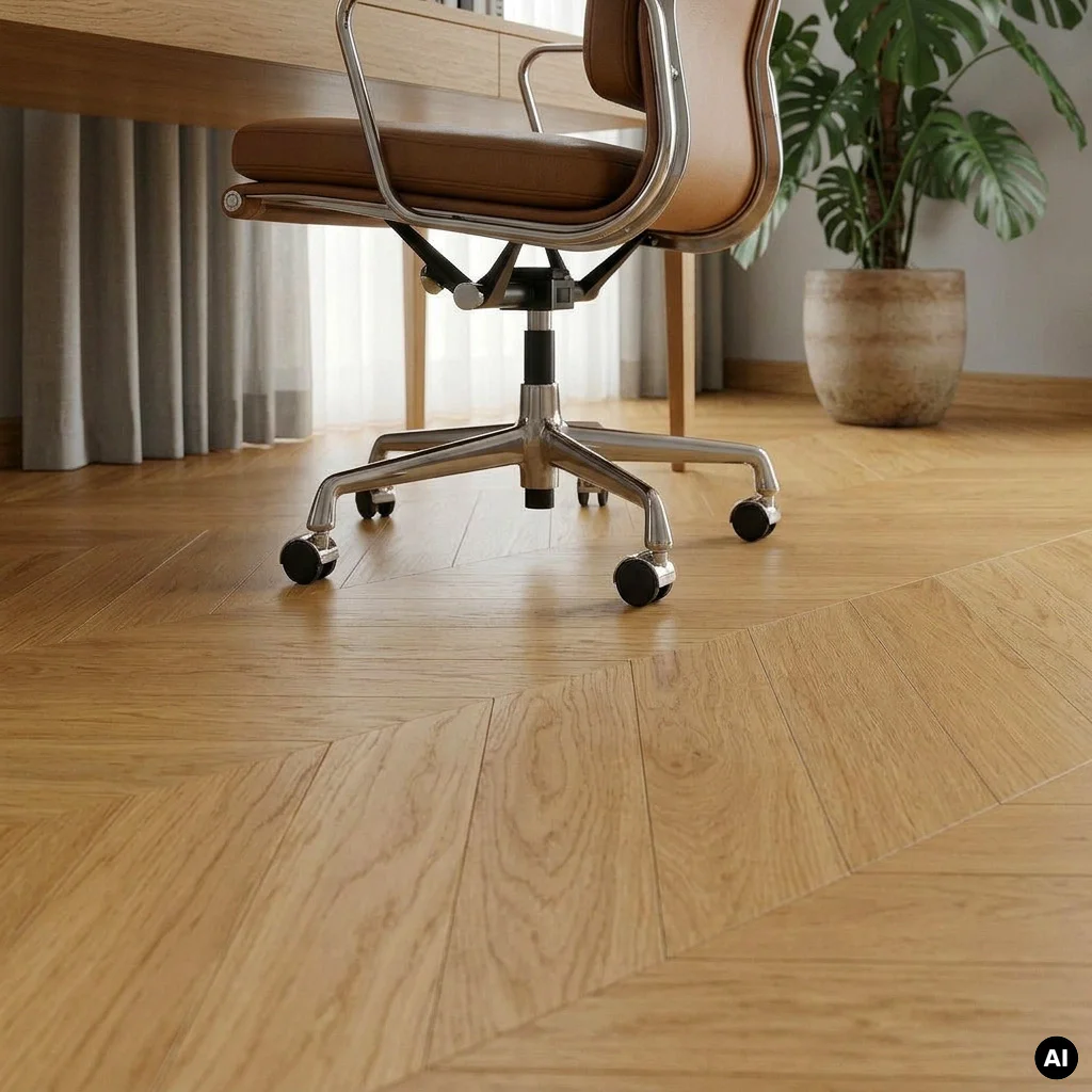 Podłoga drewniana Jodełka Dąb Naturalny 45° Calm 10.3 mm TAK, 79729, Podłoga drewniana, Jodła Weitzer Blok 750 Plus, Weitzer Parkett