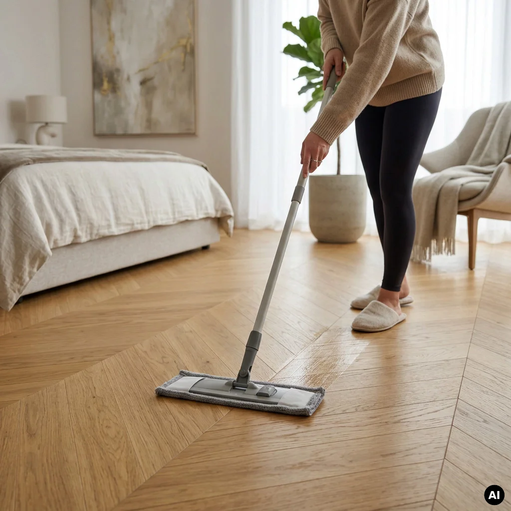 Podłoga drewniana Jodełka Dąb Naturalny 45° Calm 10.3 mm TAK, 79729, Podłoga drewniana, Jodła Weitzer Blok 750 Plus, Weitzer Parkett