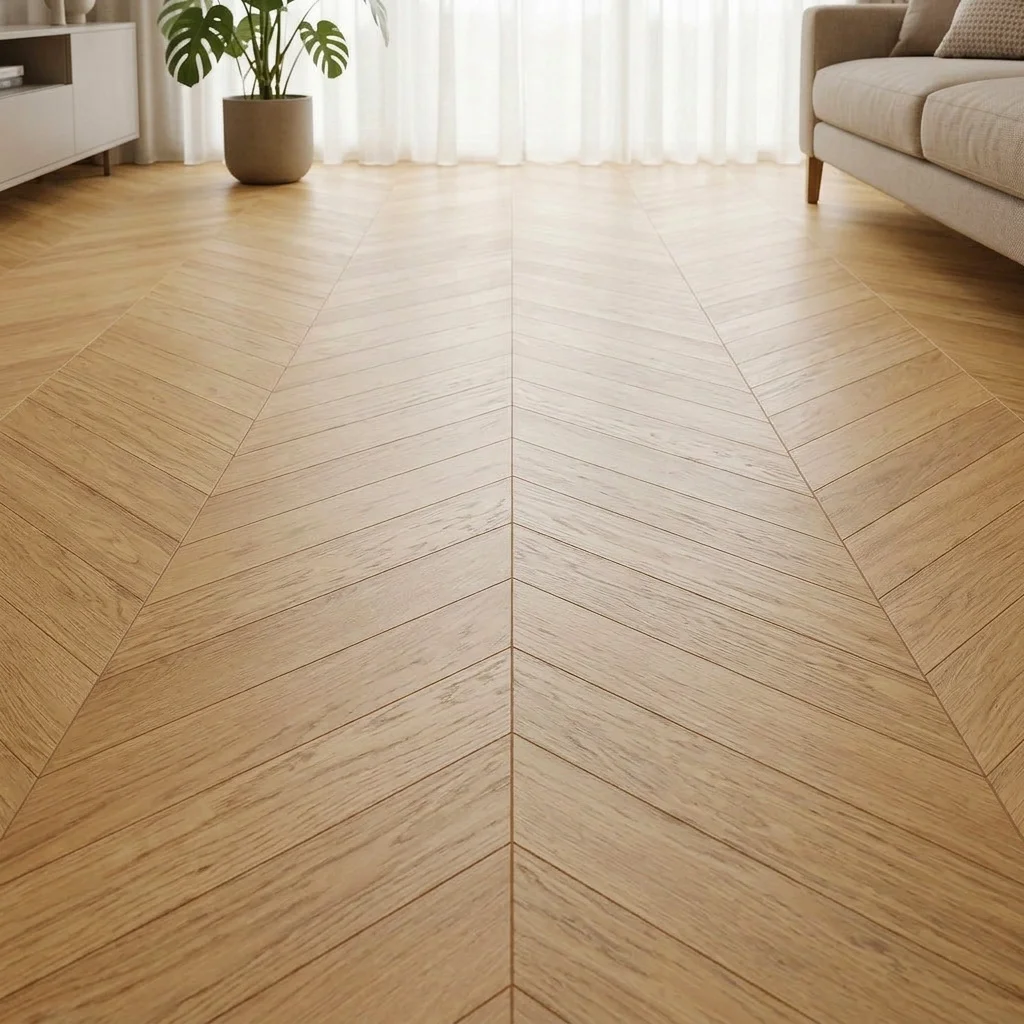 Podłoga drewniana Jodełka Dąb Naturalny 45° Calm 79729 10.3 mm TAK, Podłoga drewniana, Jodła Weitzer Blok 750 Plus, Weitzer Parkett