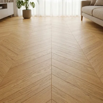 Podłoga drewniana Jodełka Dąb Naturalny 45° Calm 79729 10.3 mm TAK