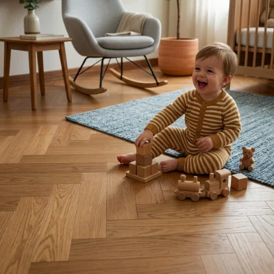 Podłoga drewniana Jodełka Dąb Mandel Lively Colour 79646 10.3 mm TAK