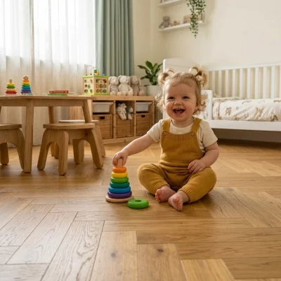 Podłoga drewniana Jodełka Dąb Mandel Lively Colour 79645 10.3 mm TAK