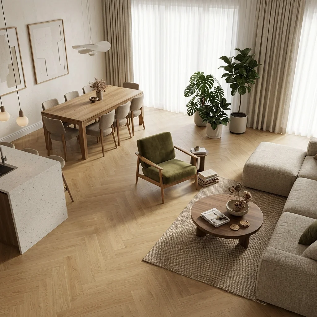 Panele podłogowe Jodełka Luce Piena 777399 AC4 8 mm, 400109217, Panele podłogowe, Emozioni Herringbone, Balterio