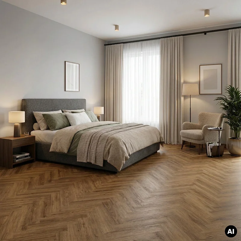 Panele winylowe Jodełka Terra Oak 83853 Klasa 33 6 mm, 4001
