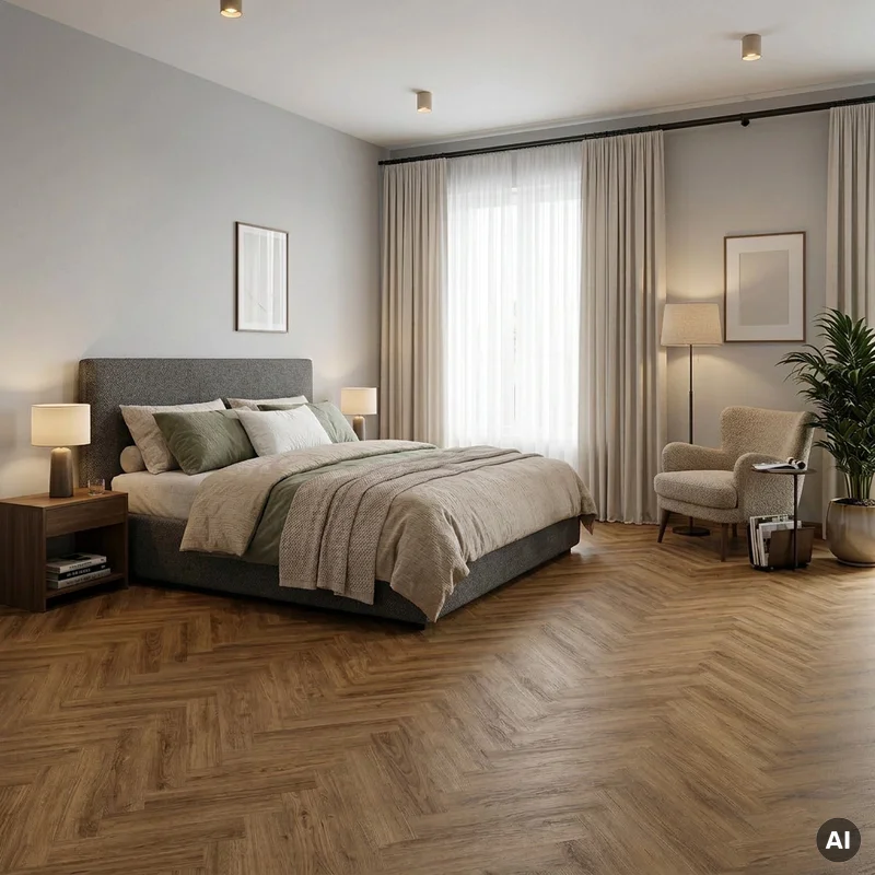 Panele winylowe Jodełka Terra Oak 83853 Klasa 33 6 mm, 4001