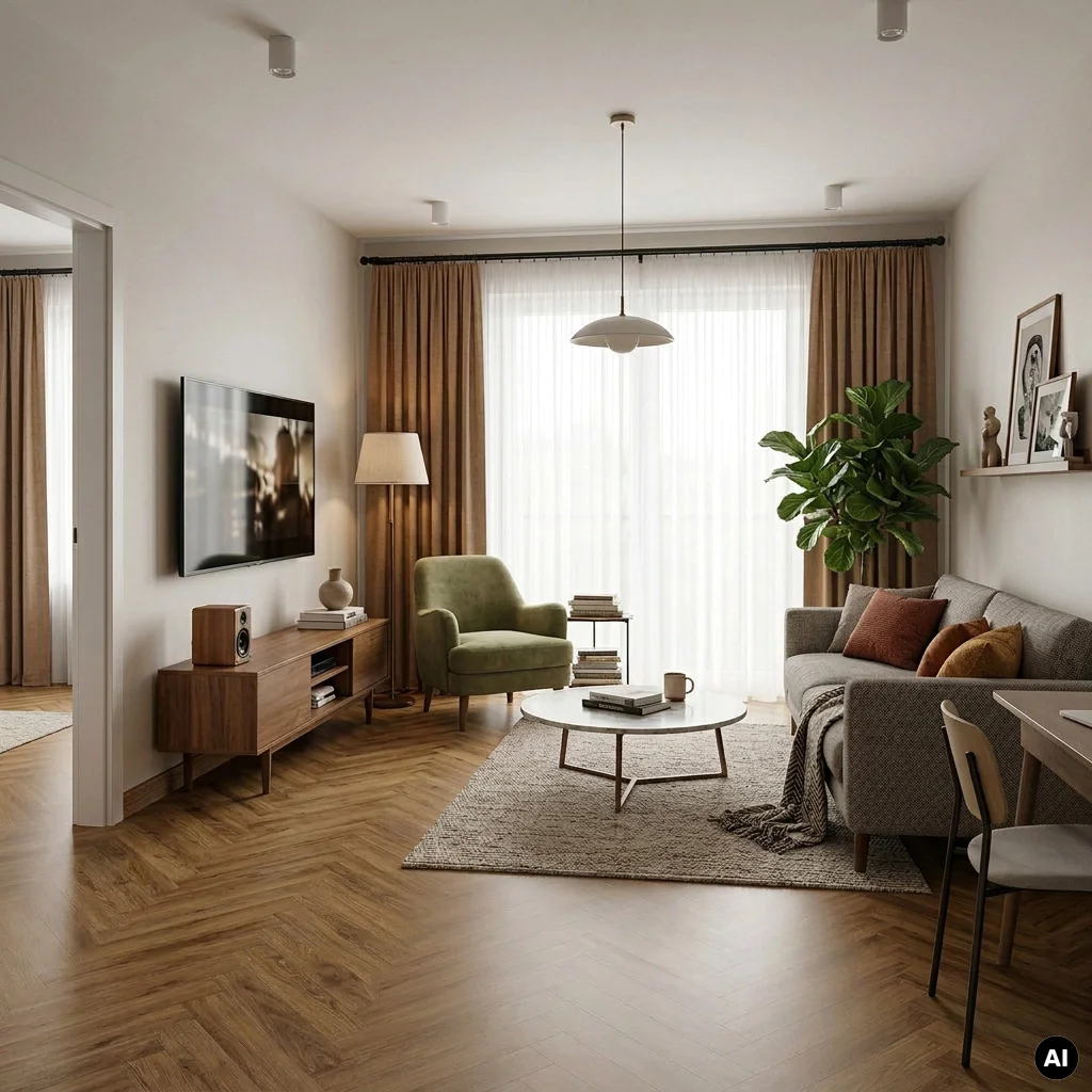 Panele winylowe Jodełka Terra Oak 83853 Klasa 33 6 mm, 400108713, Panele winylowe, Essenza, Balterio