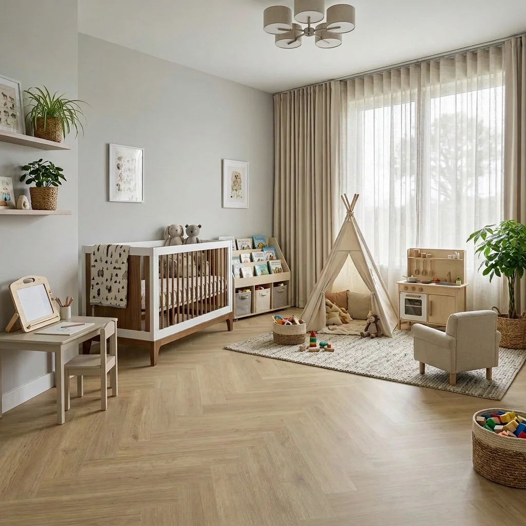 Panele winylowe Jodełka Fumo Oak 53452 Klasa 33 6 mm, 400108714, Panele winylowe, Essenza, Balterio