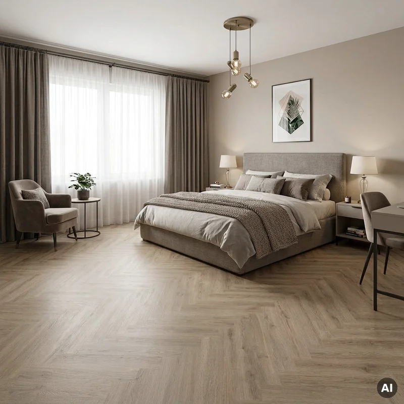 Panele winylowe Jodełka Selce Oak 53256 Klasa 33 6 mm, 4001