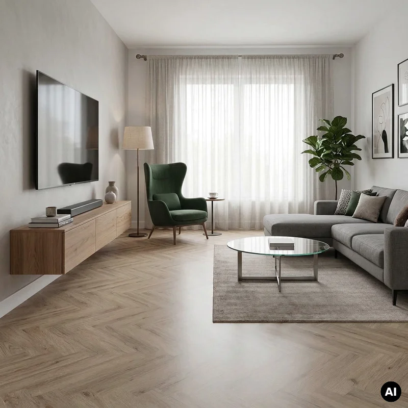 Panele winylowe Jodełka Selce Oak 53256 Klasa 33 6 mm, 4001