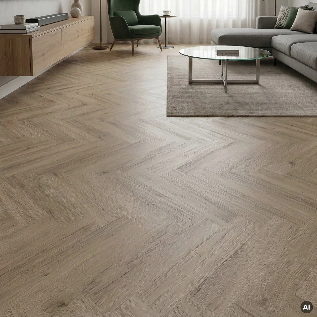 Panele winylowe Jodełka Selce Oak 53256 Klasa 33 6 mm, 400108718, Panele winylowe, Essenza, Balterio
