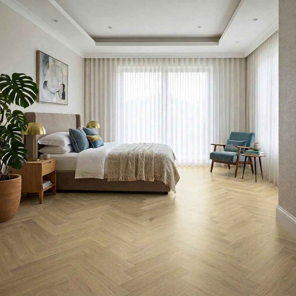 Panele winylowe Jodełka Avena Oak 85266 Klasa 33 6 mm, 400108720, Panele winylowe, Essenza, Balterio