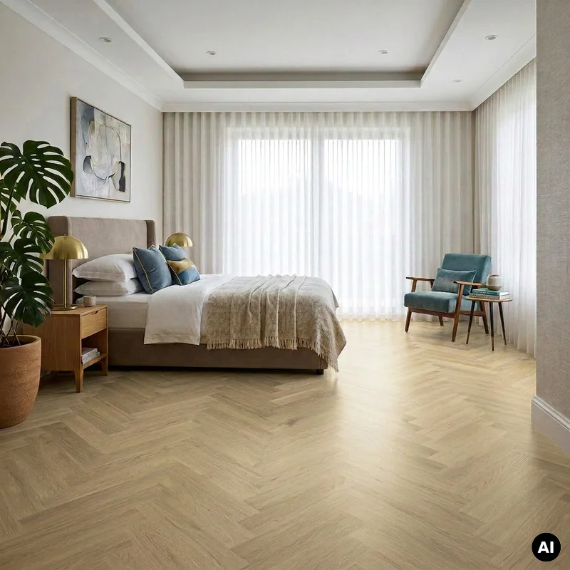 Panele winylowe Jodełka Avena Oak 85266 Klasa 33 6 mm, 4001
