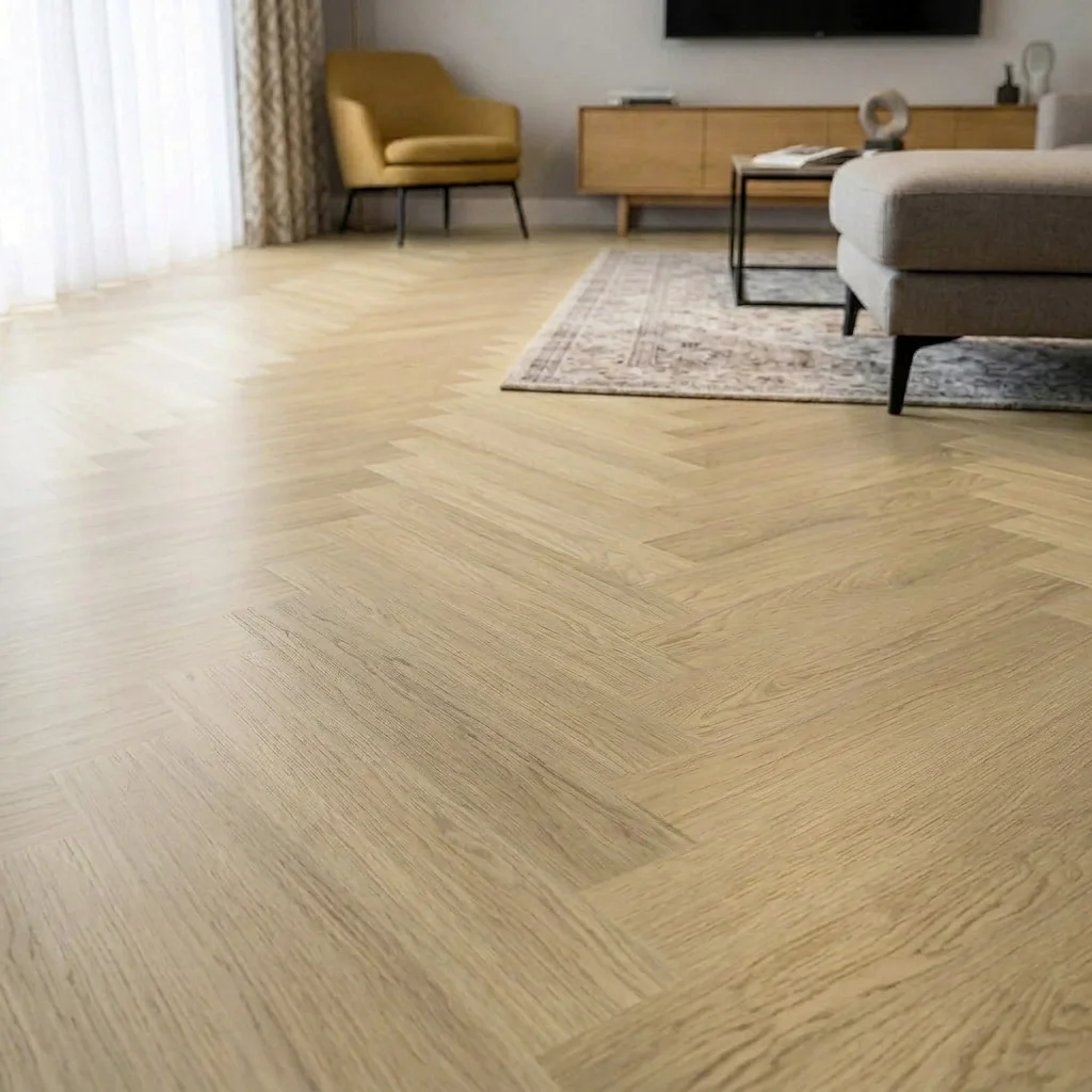 Panele winylowe Jodełka Avena Oak 85266 Klasa 33 6 mm, 400108720, Panele winylowe, Essenza, Balterio