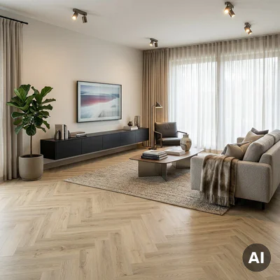 Panele winylowe Jodełka Lava Oak 83273 Klasa 33 6 mm, 400108721