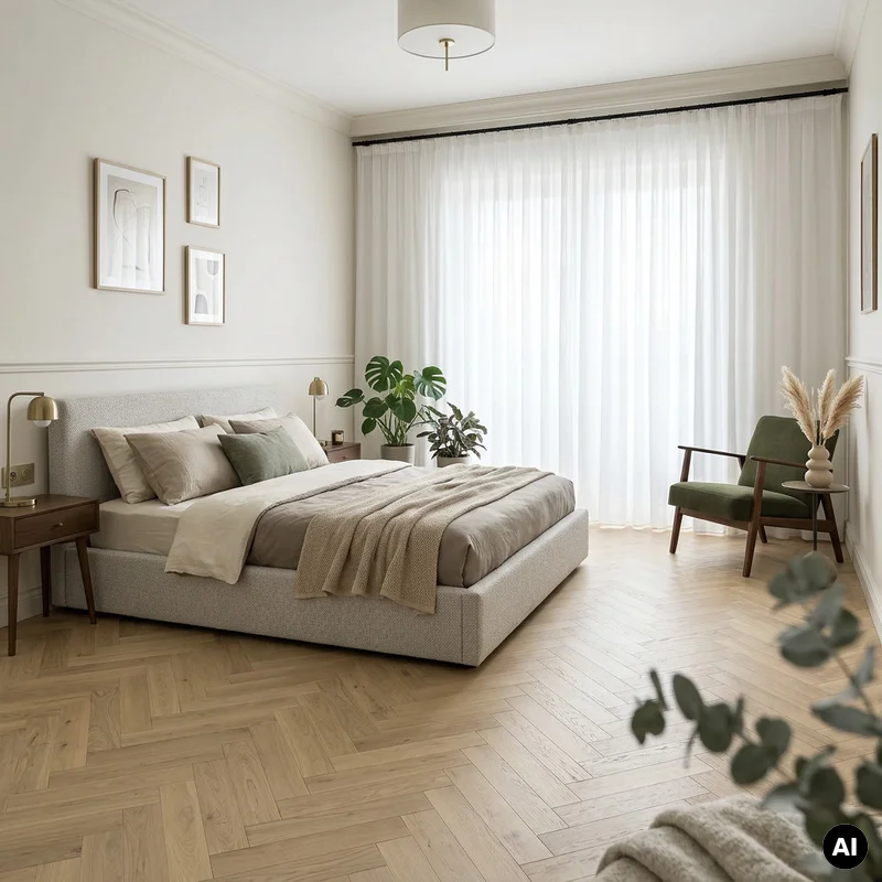 Panele winylowe Jodełka Bosco Oak 22452 Klasa 33 6 mm, 4001